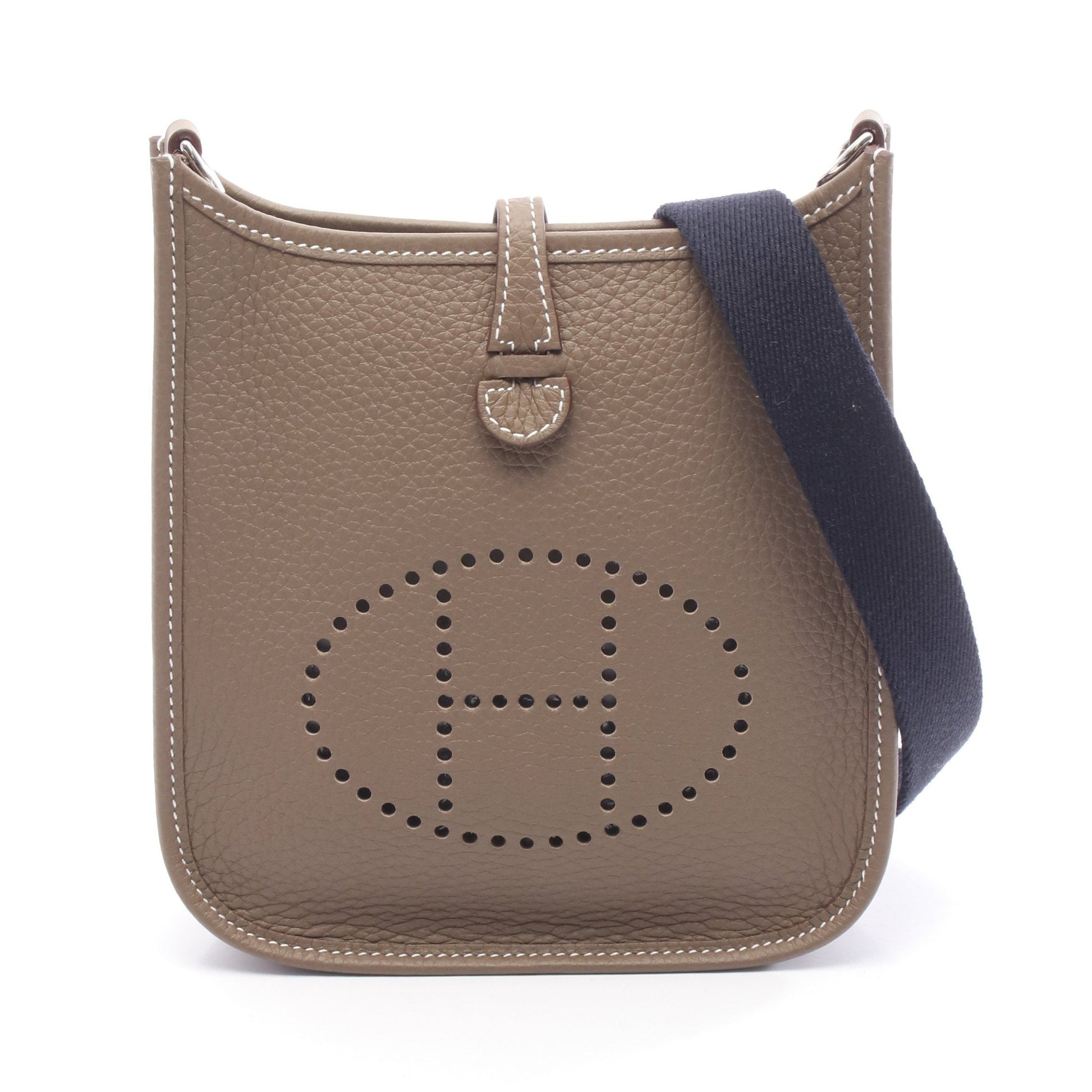 エヴリンTPM エトゥープ ショルダーバッグ トリヨンクレマンス グレーブラウン シルバー金具 K刻印 エルメス バッグ HERMES