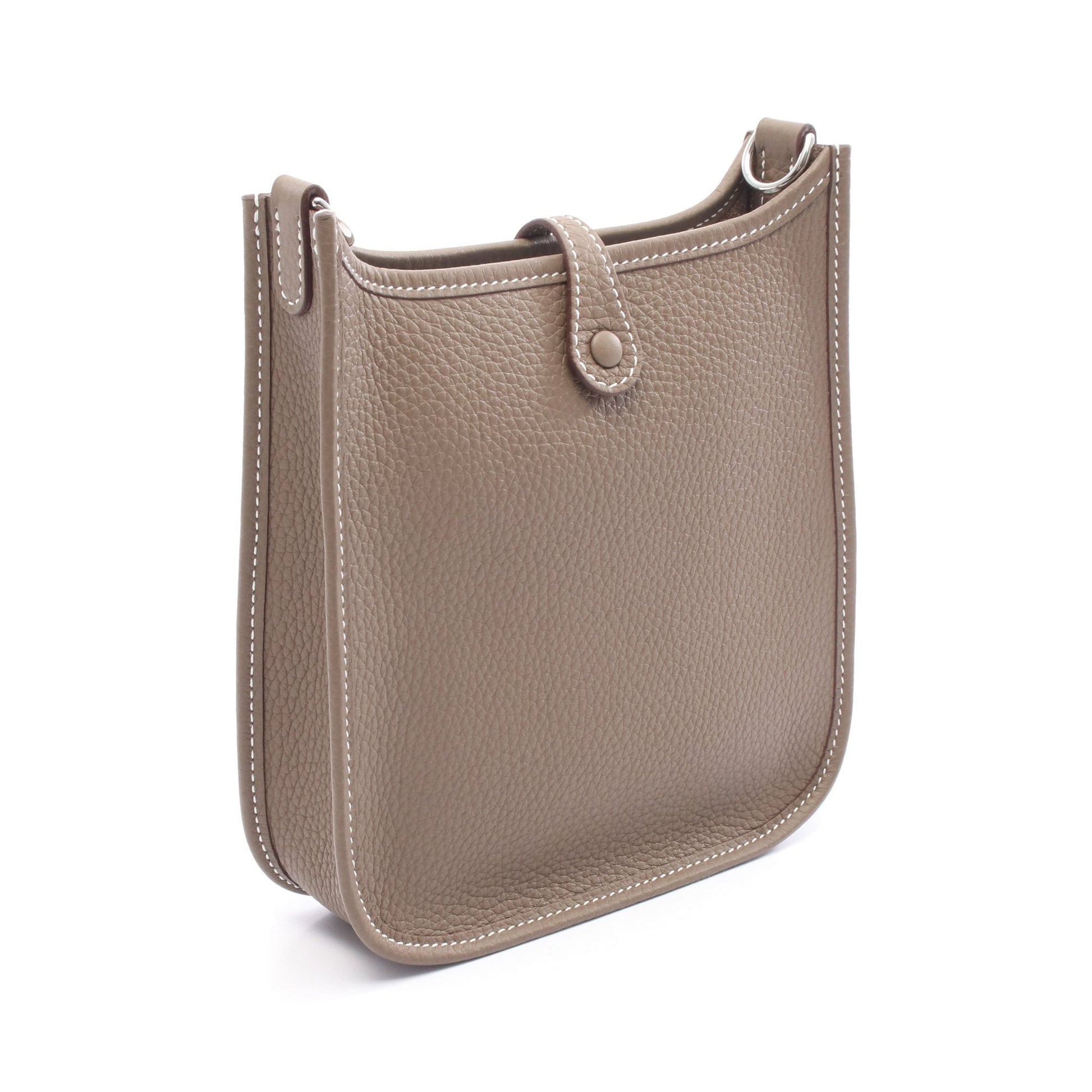 エヴリンTPM エトゥープ ショルダーバッグ トリヨンクレマンス グレーブラウン シルバー金具 K刻印 エルメス バッグ HERMES
