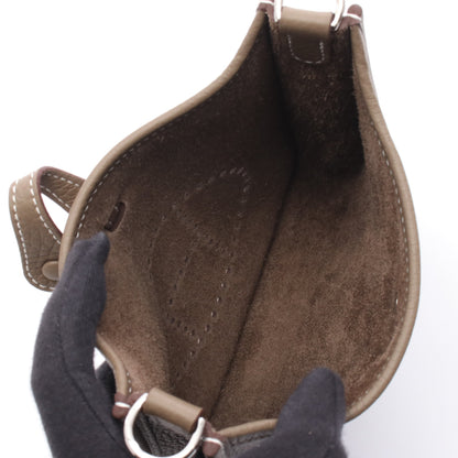 エヴリンTPM エトゥープ ショルダーバッグ トリヨンクレマンス グレーブラウン シルバー金具 K刻印 エルメス バッグ HERMES