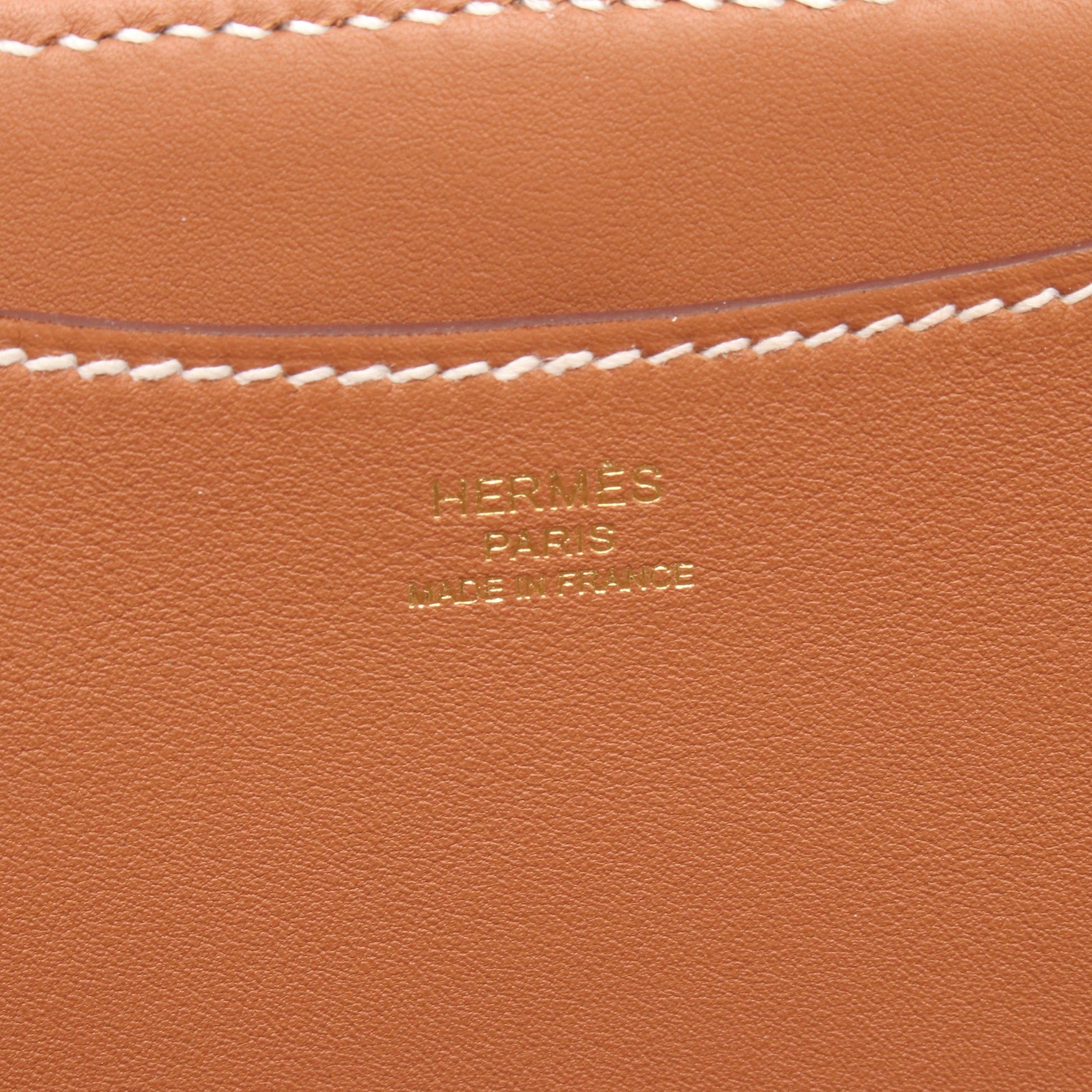 インザループ23 ハンドバッグ トワルアッシュ ヴォースイフト ベージュ ブラウン ゴールド金具 W刻印 エルメス バッグ HERMES