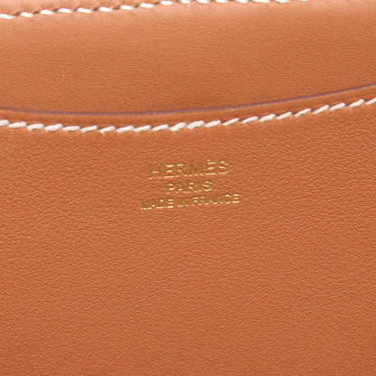 インザループ23 ハンドバッグ トワルアッシュ ヴォースイフト ベージュ ブラウン ゴールド金具 W刻印 エルメス バッグ HERMES