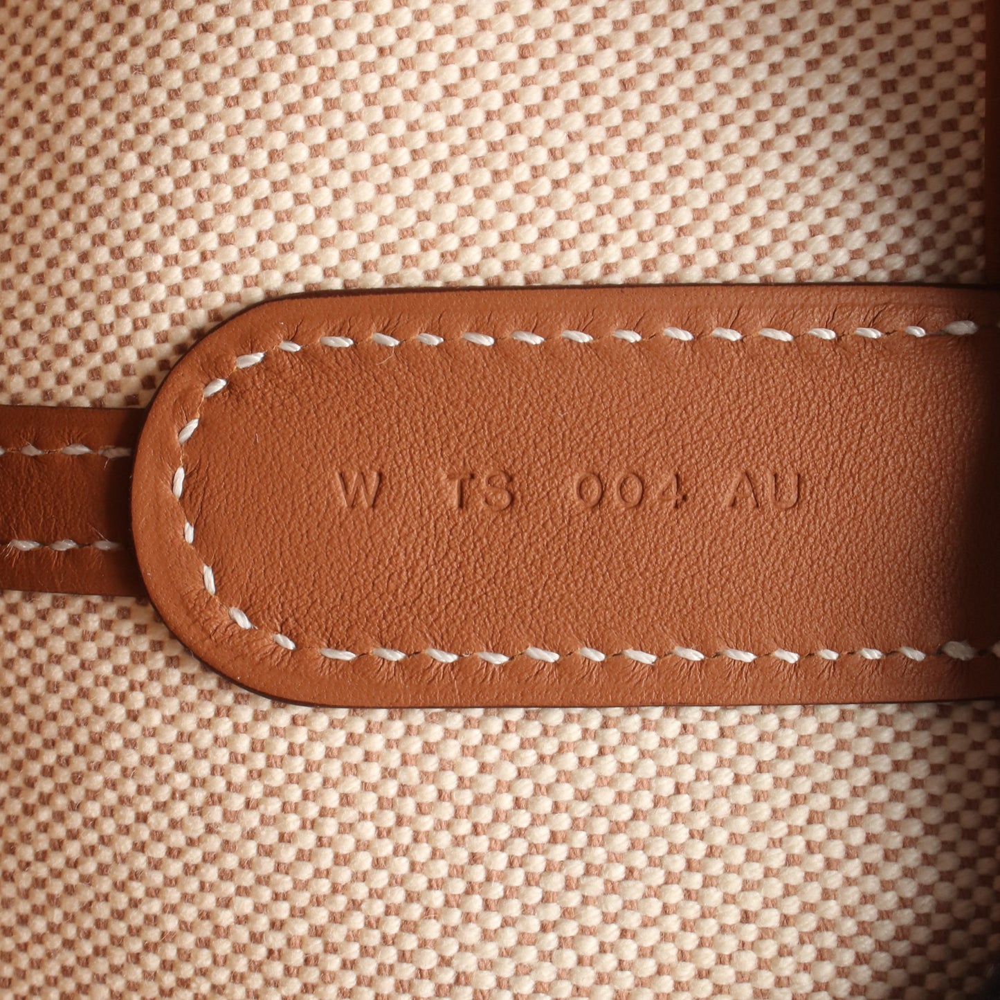 インザループ23 ハンドバッグ トワルアッシュ ヴォースイフト ベージュ ブラウン ゴールド金具 W刻印 エルメス バッグ HERMES
