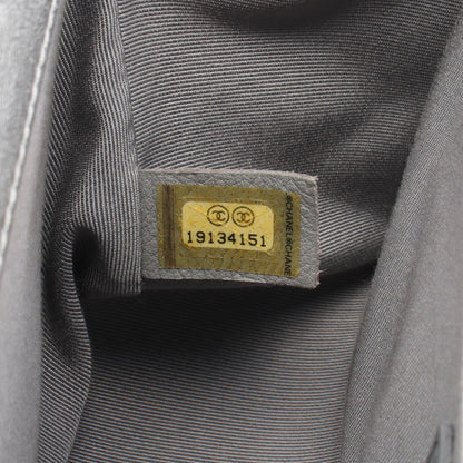 ボーイシャネル チェーンショルダーバッグ レザー シルバー シルバー金具 シャネル バッグ CHANEL
