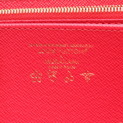 LV × TM ジッピーウォレット モノグラムチェリー ラウンドファスナー長財布 PVC ホワイト ルイヴィトン 財布・小物 LOUIS VUITTON