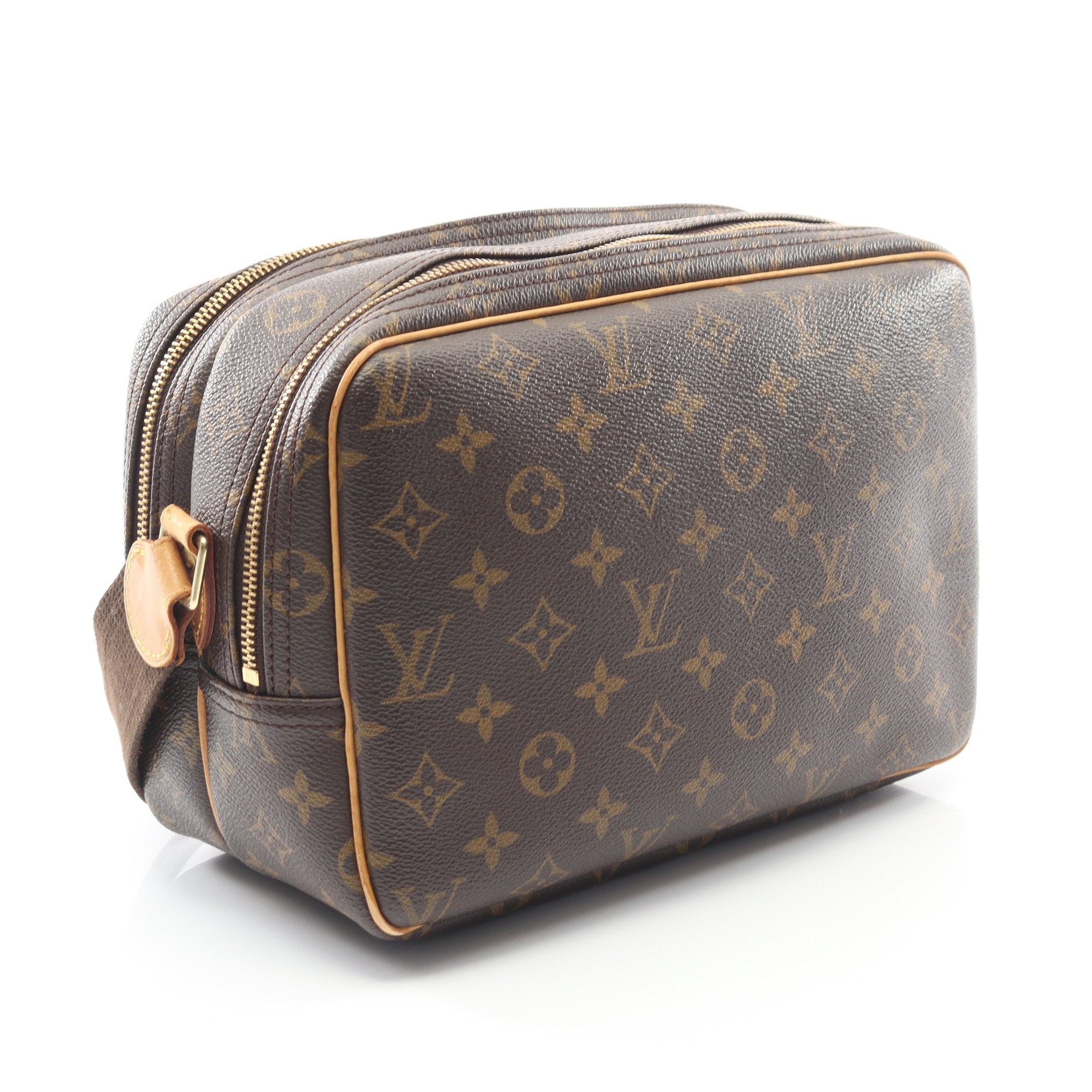 LOUIS VUITTON リポーターPM モノグラム　ショルダーバッグ　pvc リポーターPM モノグラム ショルダーバッグ PVC レザー ブラウン ルイ