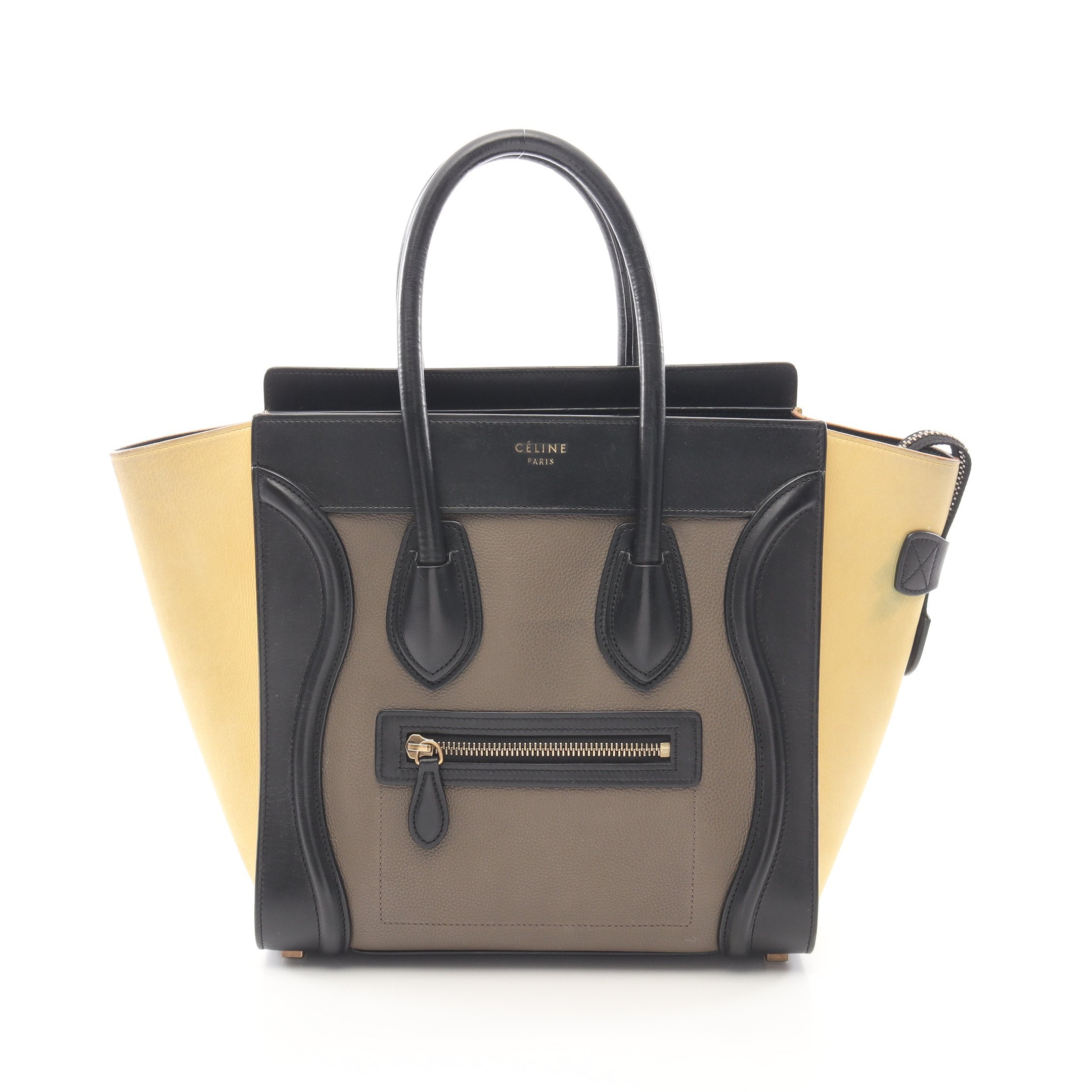 セリーヌ CELINE トートバッグ ラゲージマイクロショッパー レザー 