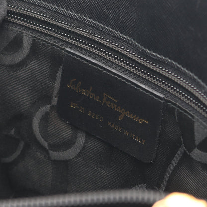 ガンチーニ ショルダーバッグ トートバッグ レザー ブラック サルヴァトーレフェラガモ バッグ Salvatore Ferragamo