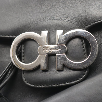 ダブルガンチーニ バックパック リュックサック レザー ダークグレー サルヴァトーレフェラガモ バッグ Salvatore Ferragamo