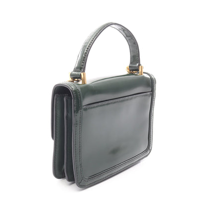 Juliette Mini ハンドバッグ レザー ダークグリーン 2WAY トリーバーチ バッグ TORY BURCH