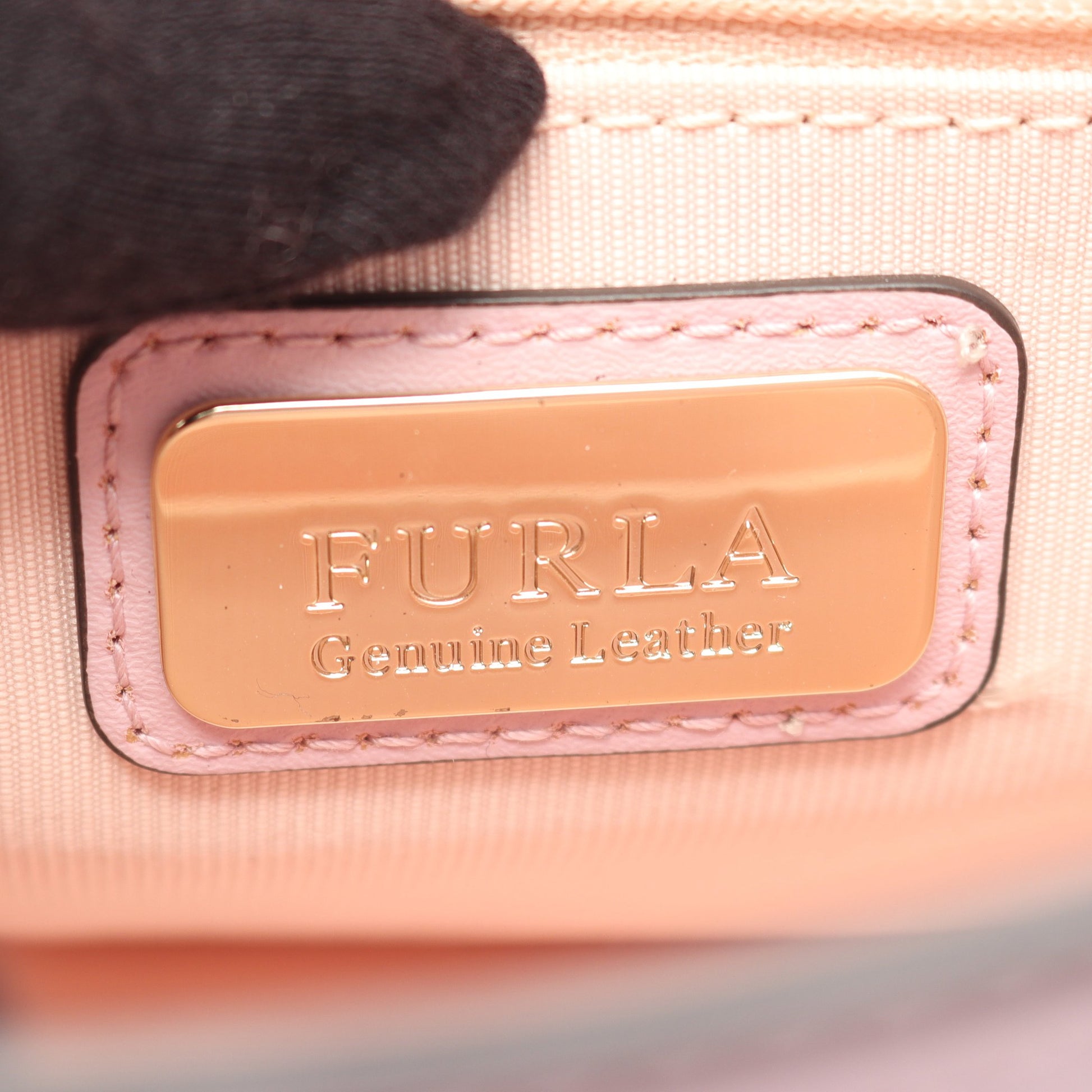 BELLA ベラ チェーンショルダーバッグ レザー ライトピンク フルラ バッグ FURLA