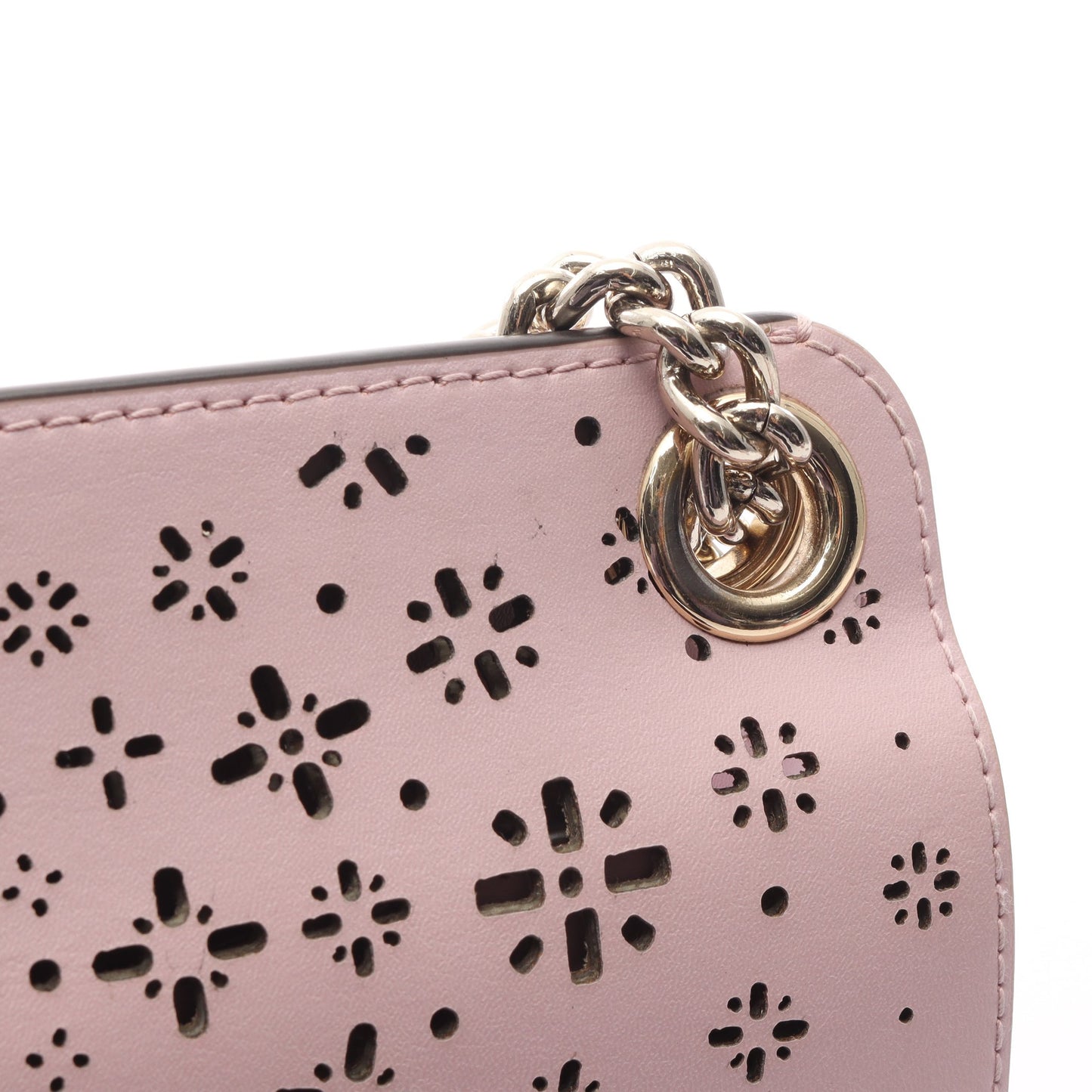 BELLA ベラ チェーンショルダーバッグ レザー ライトピンク フルラ バッグ FURLA