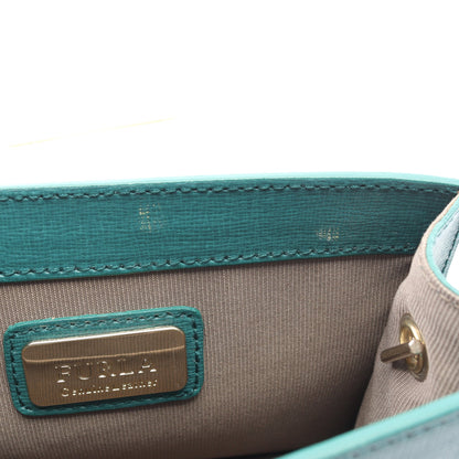 メトロポリス ミニ チェーンショルダーバッグ レザー グリーン フルラ バッグ FURLA