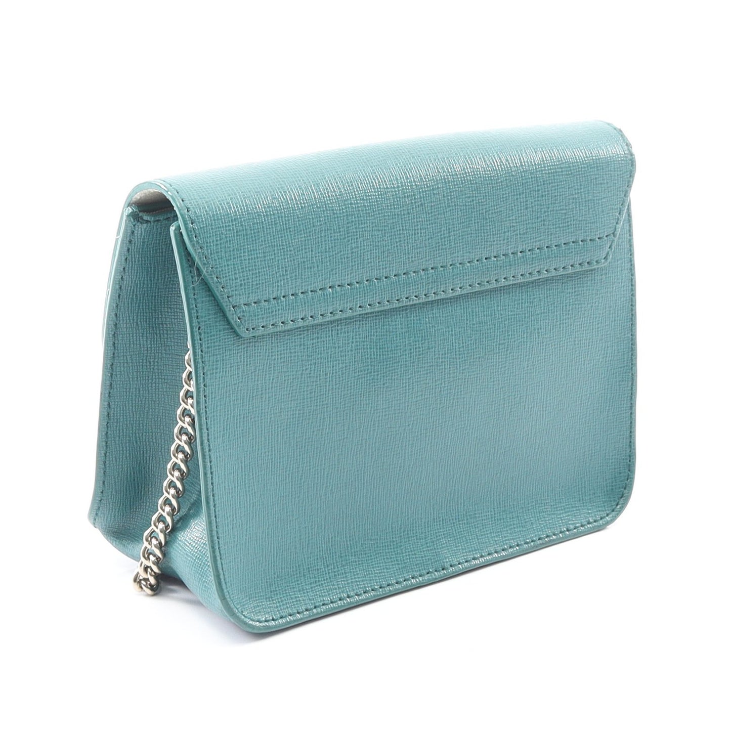 メトロポリス ミニ チェーンショルダーバッグ レザー グリーン フルラ バッグ FURLA