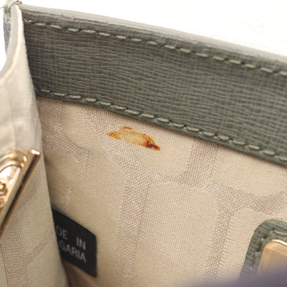 JULIA ジュリア チェーンショルダーバッグ レザー グレーグリーン フルラ バッグ FURLA