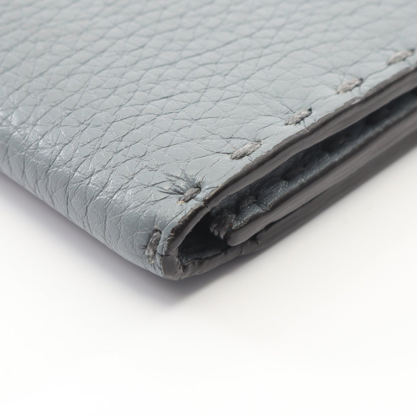 セレリア カードケース レザー ブルーグレー フェンディ 財布・小物 FENDI