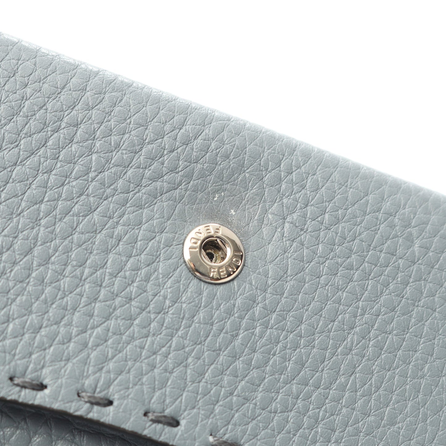 セレリア カードケース レザー ブルーグレー フェンディ 財布・小物 FENDI