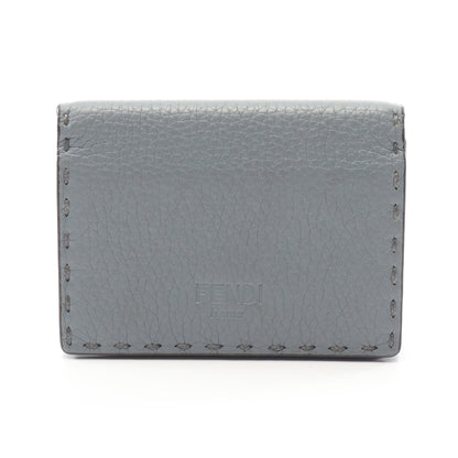 セレリア カードケース レザー ブルーグレー フェンディ 財布・小物 FENDI