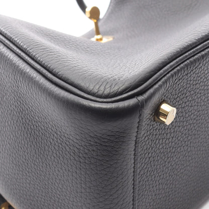 リンディ26 ショルダーバッグ トリヨンクレマンス ブラック ゴールド金具 B刻印 エルメス バッグ HERMES