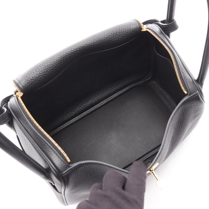 リンディ26 ショルダーバッグ トリヨンクレマンス ブラック ゴールド金具 B刻印 エルメス バッグ HERMES
