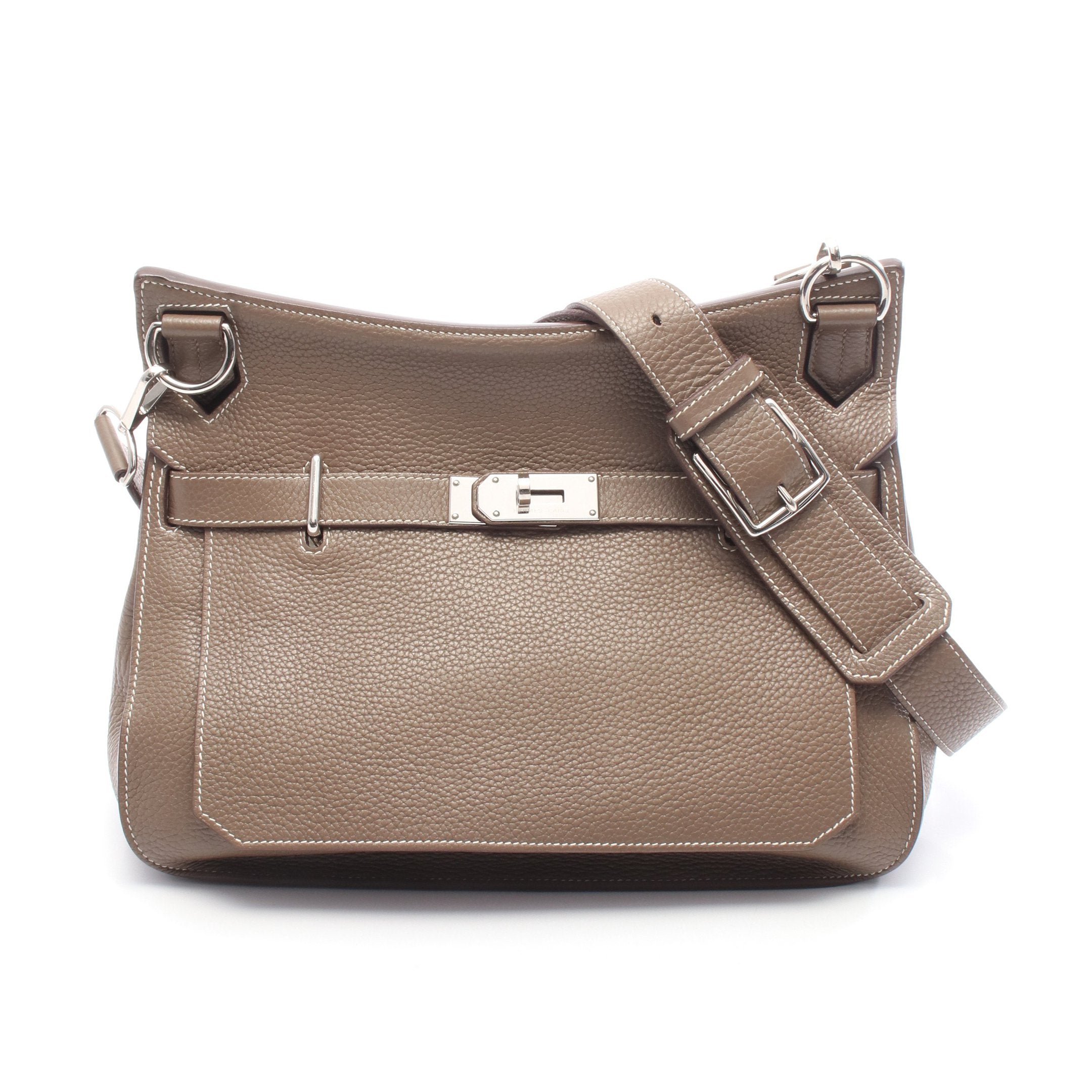 ジプシエール34 エトゥープ ショルダーバッグ トリヨンクレマンス