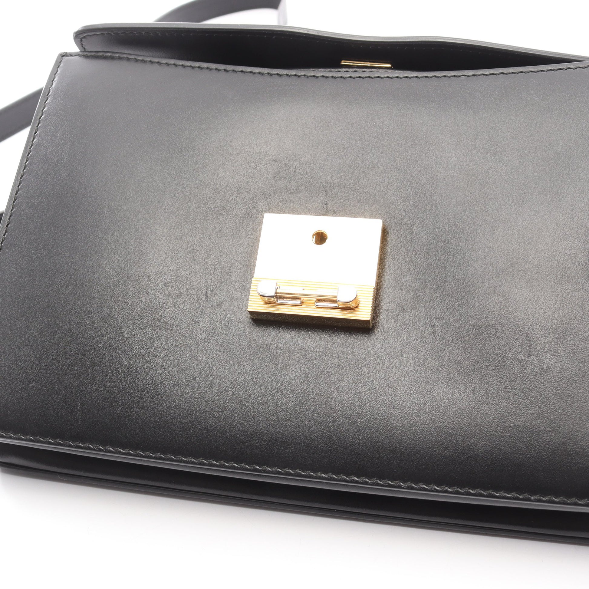 ズゥミ ショルダーバッグ レザー ブラック グッチ バッグ GUCCI