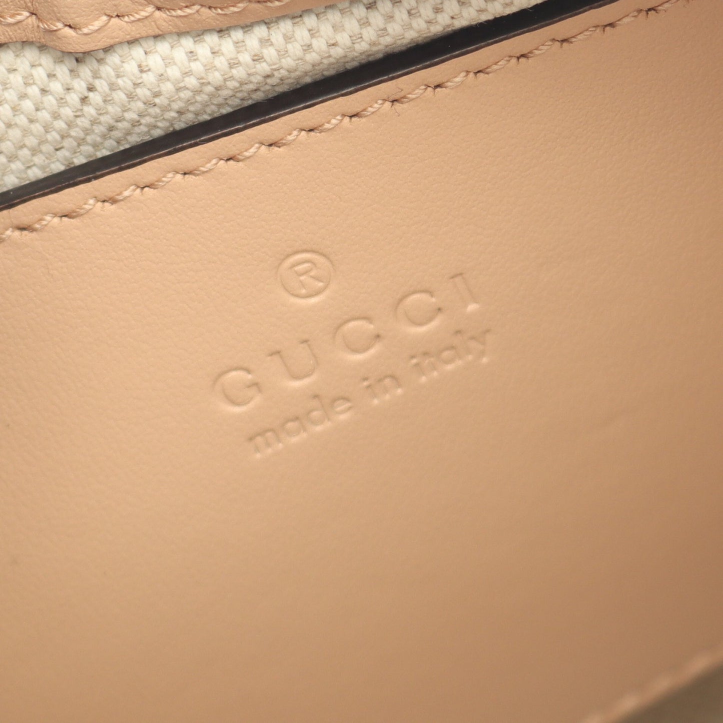GGマトラッセ チェーンハンドバッグ レザー ピンクベージュ 2WAY グッチ バッグ GUCCI