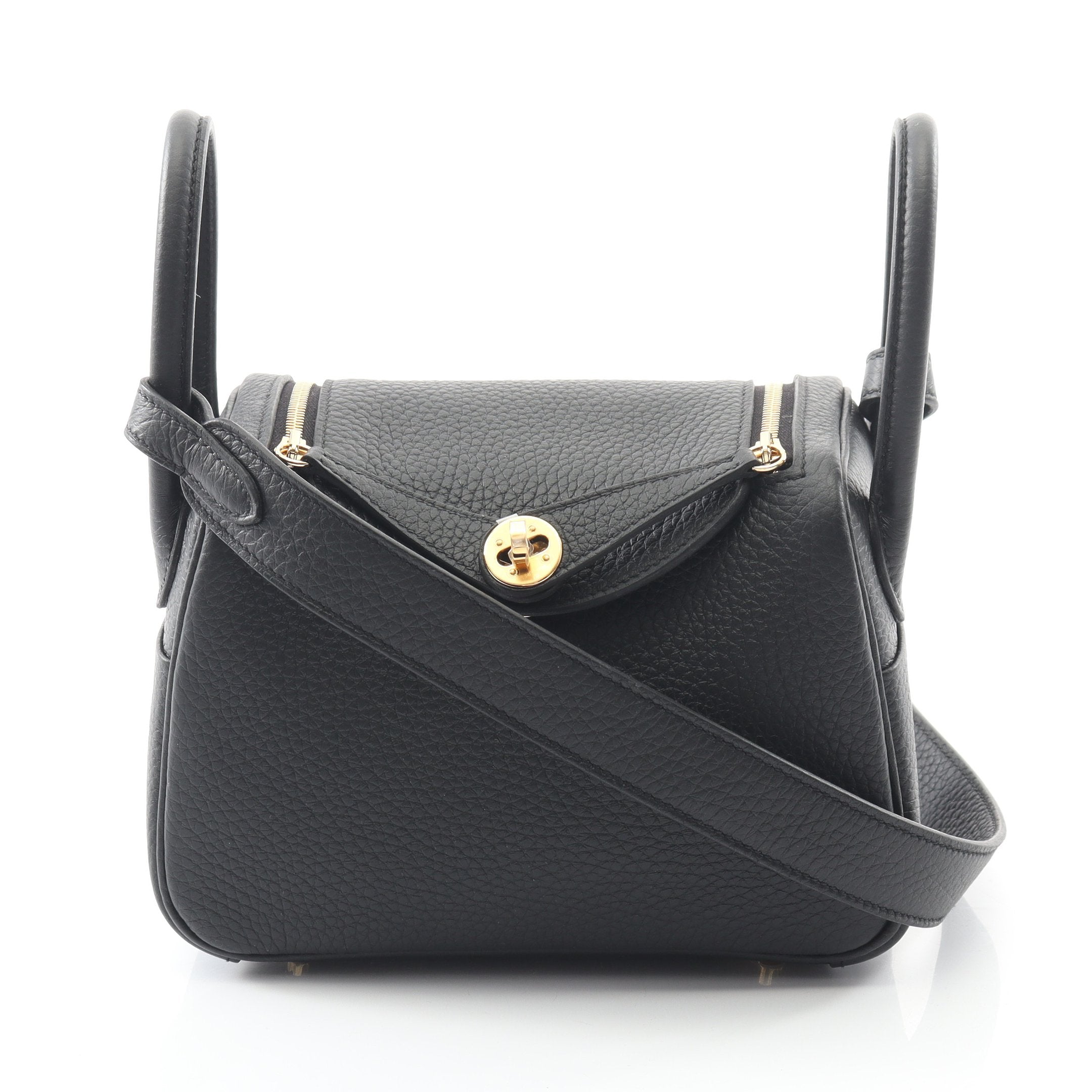 リンディ ミニ ショルダーバッグ トリヨンクレマンス ブラック