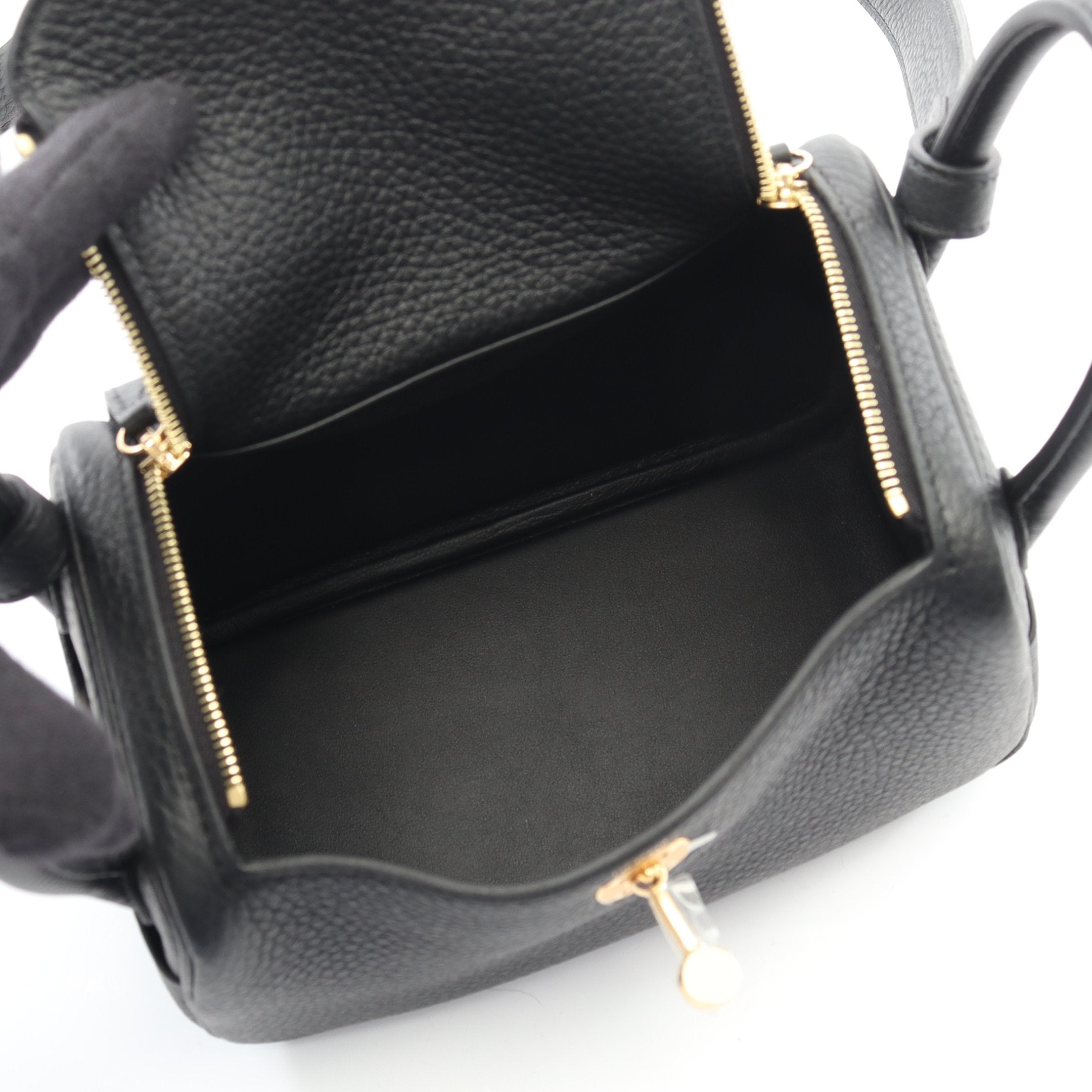 リンディ ミニ ショルダーバッグ トリヨンクレマンス ブラック