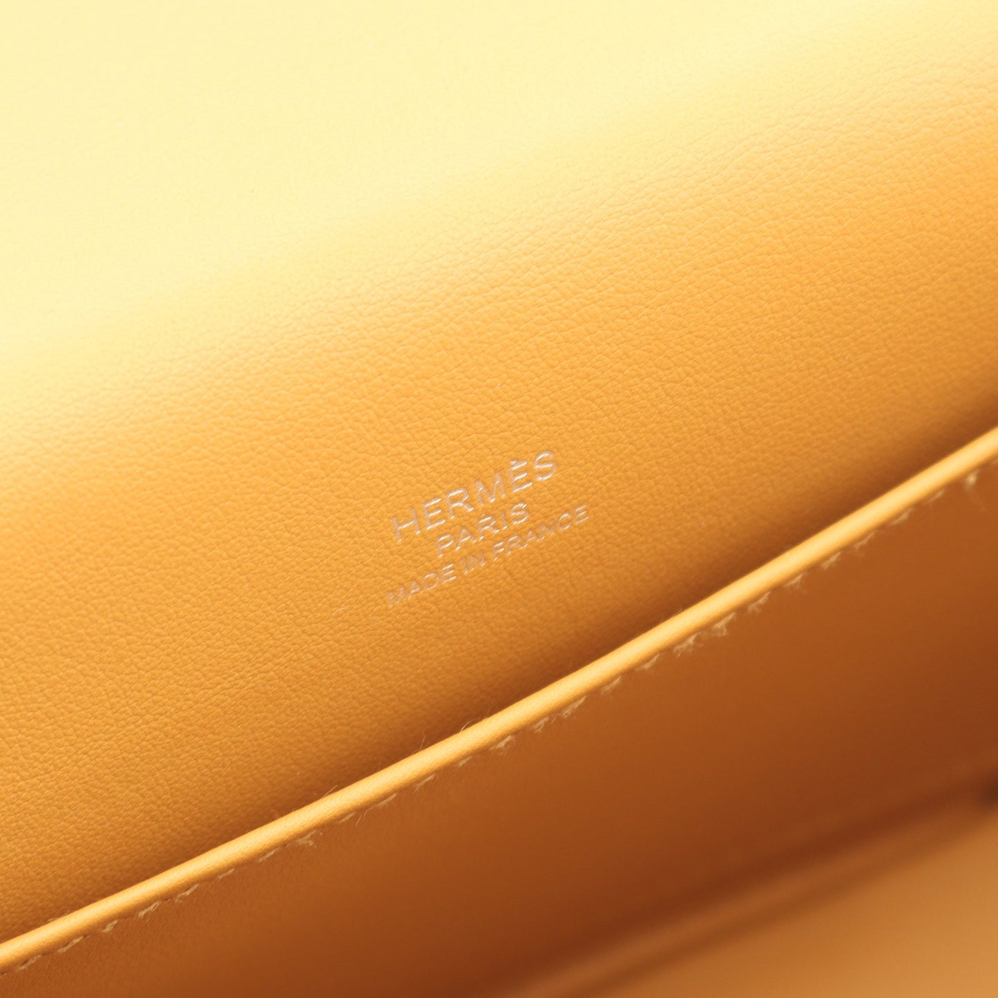 ゲタ セサミ ショルダーバッグ シェーブル ライトブラウン ゴールド金具 U刻印 エルメス バッグ HERMES