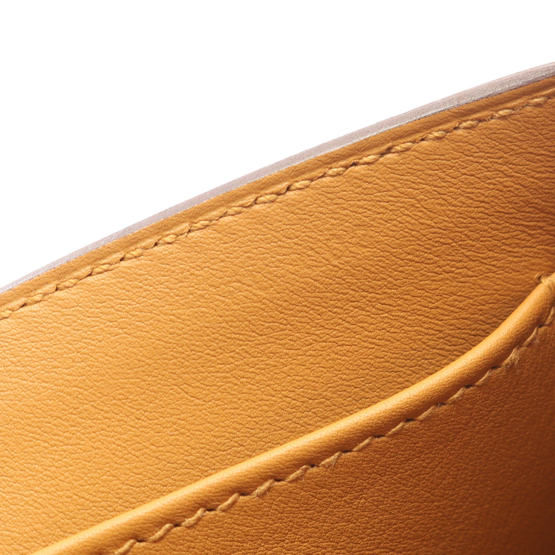ゲタ セサミ ショルダーバッグ シェーブル ライトブラウン ゴールド金具 U刻印 エルメス バッグ HERMES