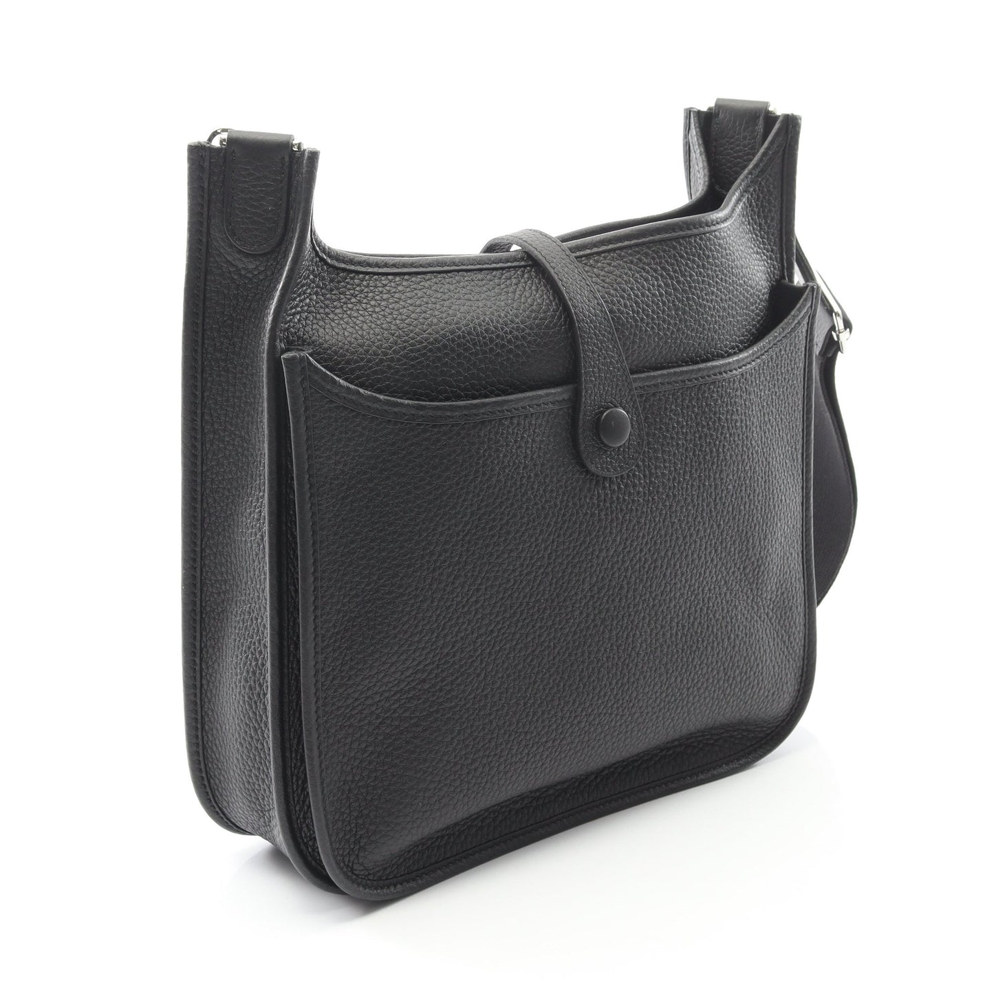 エヴリン 3 トロワ PM ショルダーバッグ トリヨンクレマンス ブラック シルバー金具 U刻印 エルメス バッグ HERMES