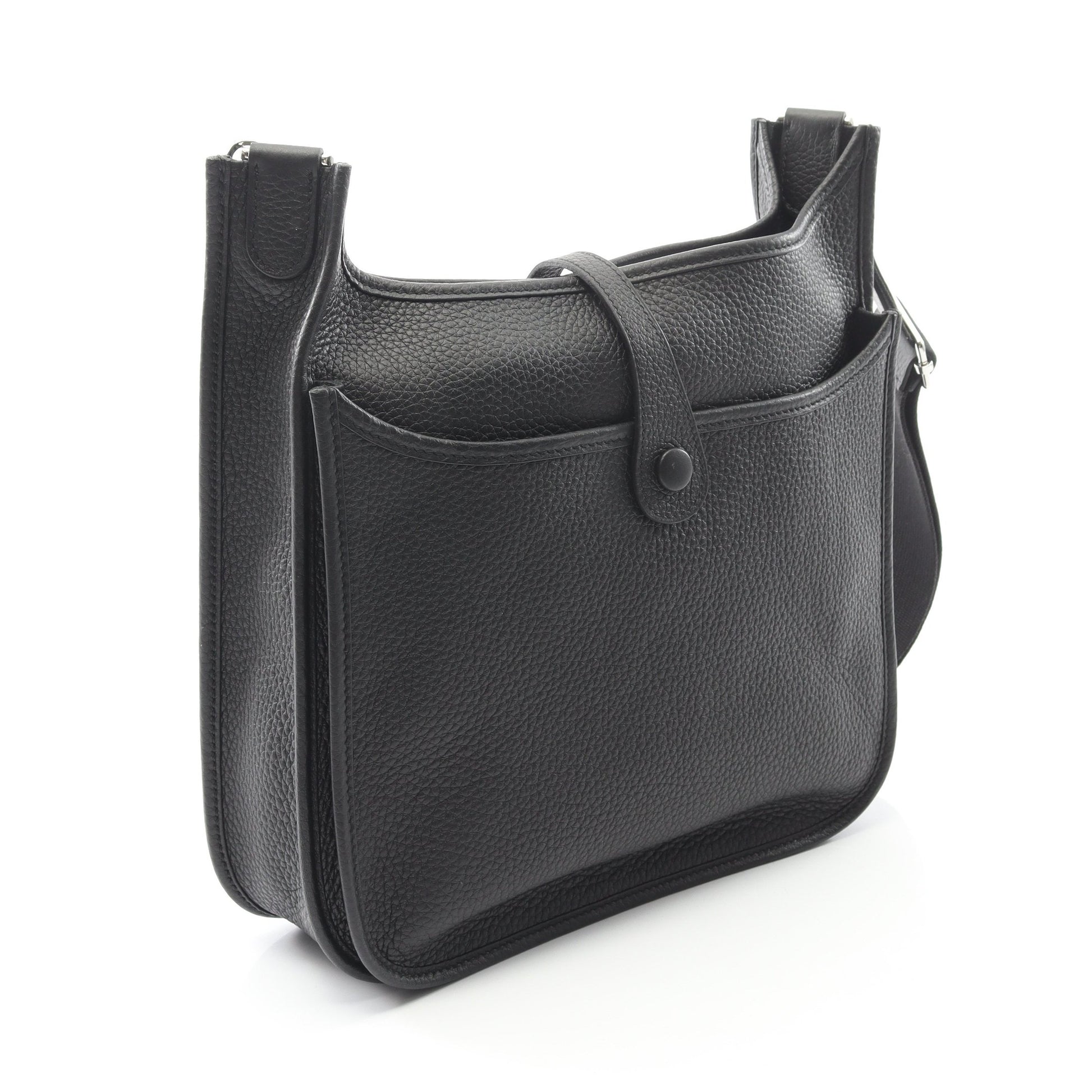 エヴリン 3 トロワ PM ショルダーバッグ トリヨンクレマンス ブラック シルバー金具 U刻印 エルメス バッグ HERMES