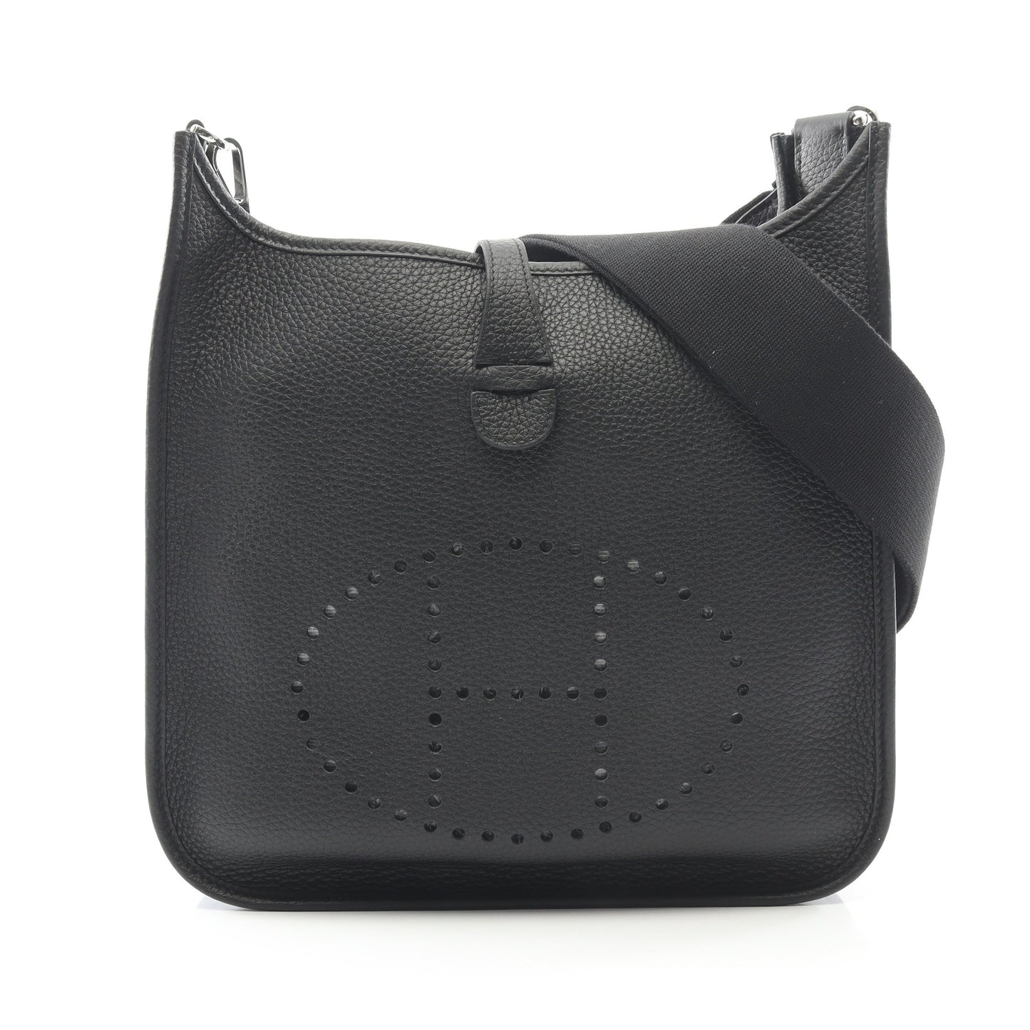 エヴリン 3 トロワ PM ショルダーバッグ トリヨンクレマンス ブラック シルバー金具 U刻印 エルメス バッグ HERMES