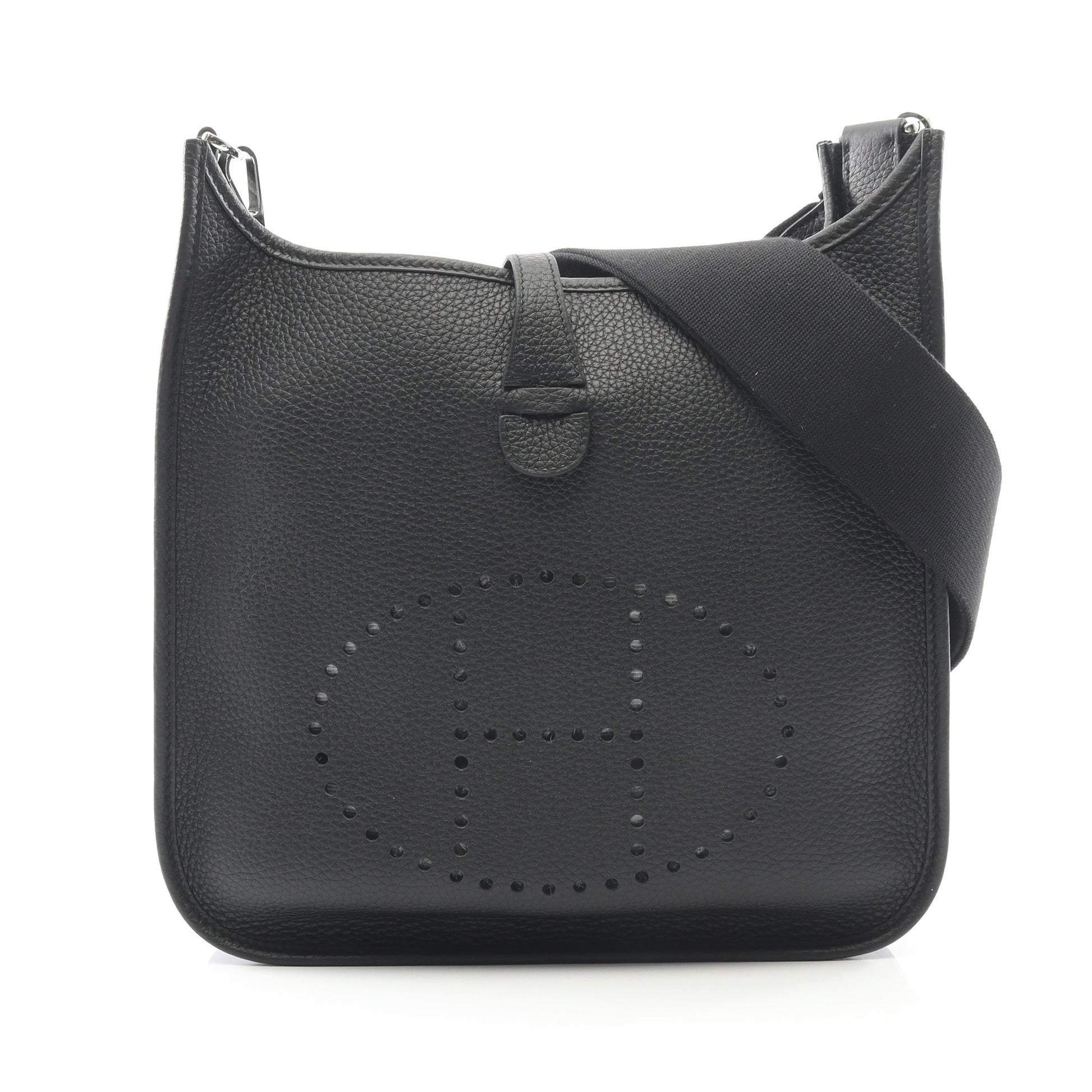 エヴリン 3 トロワ PM ショルダーバッグ トリヨンクレマンス ブラック シルバー金具 U刻印 エルメス バッグ HERMES