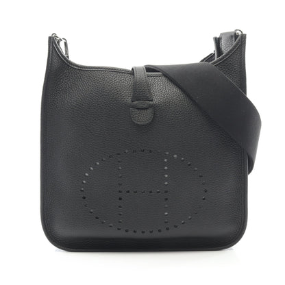 エヴリン 3 トロワ PM ショルダーバッグ トリヨンクレマンス ブラック シルバー金具 U刻印 エルメス バッグ HERMES