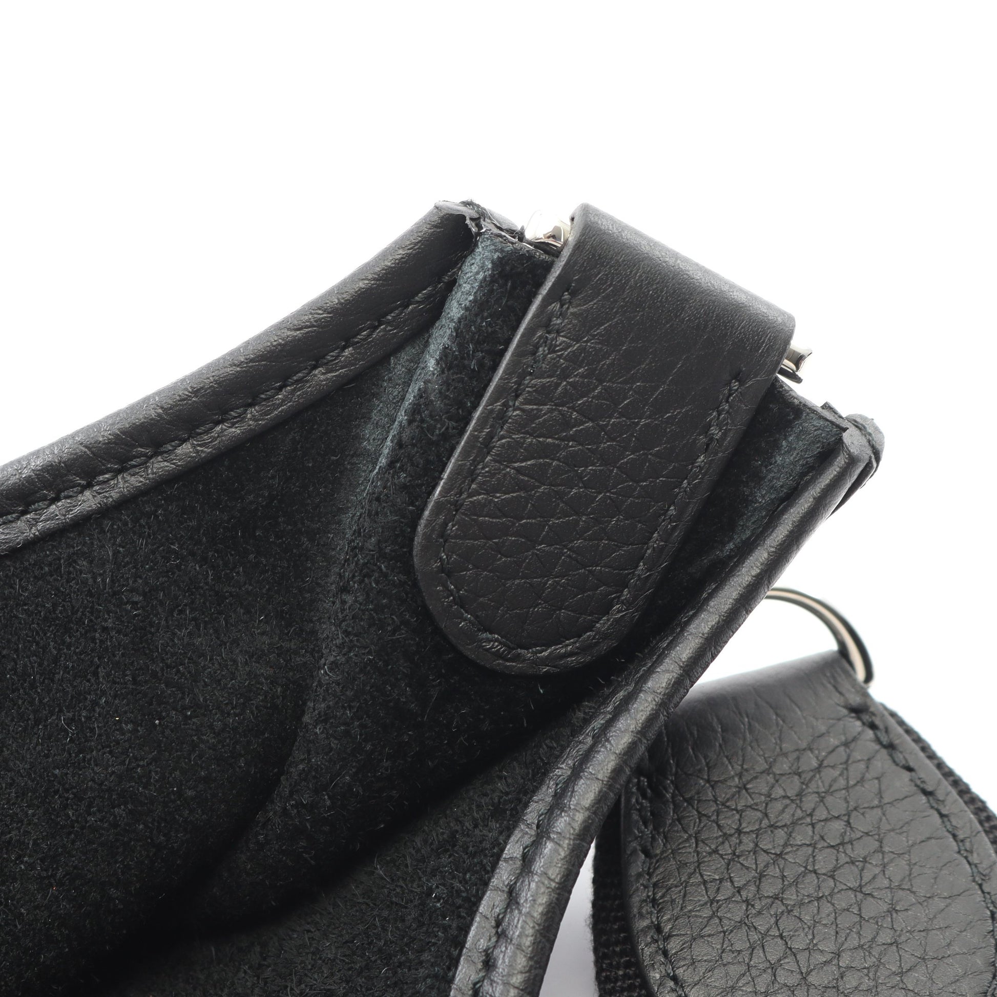 エヴリン 3 トロワ PM ショルダーバッグ トリヨンクレマンス ブラック シルバー金具 U刻印 エルメス バッグ HERMES