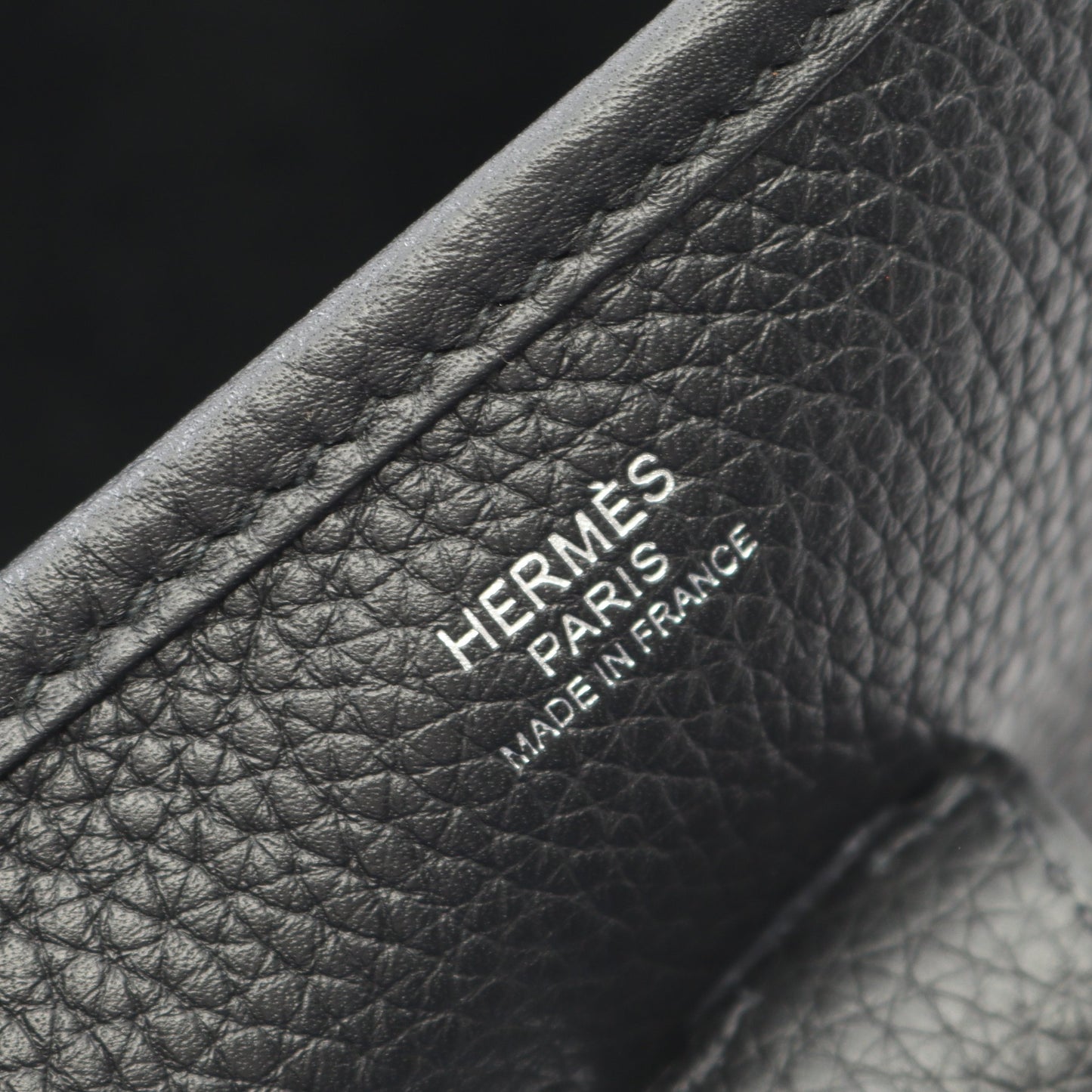 エヴリン 3 トロワ PM ショルダーバッグ トリヨンクレマンス ブラック シルバー金具 U刻印 エルメス バッグ HERMES