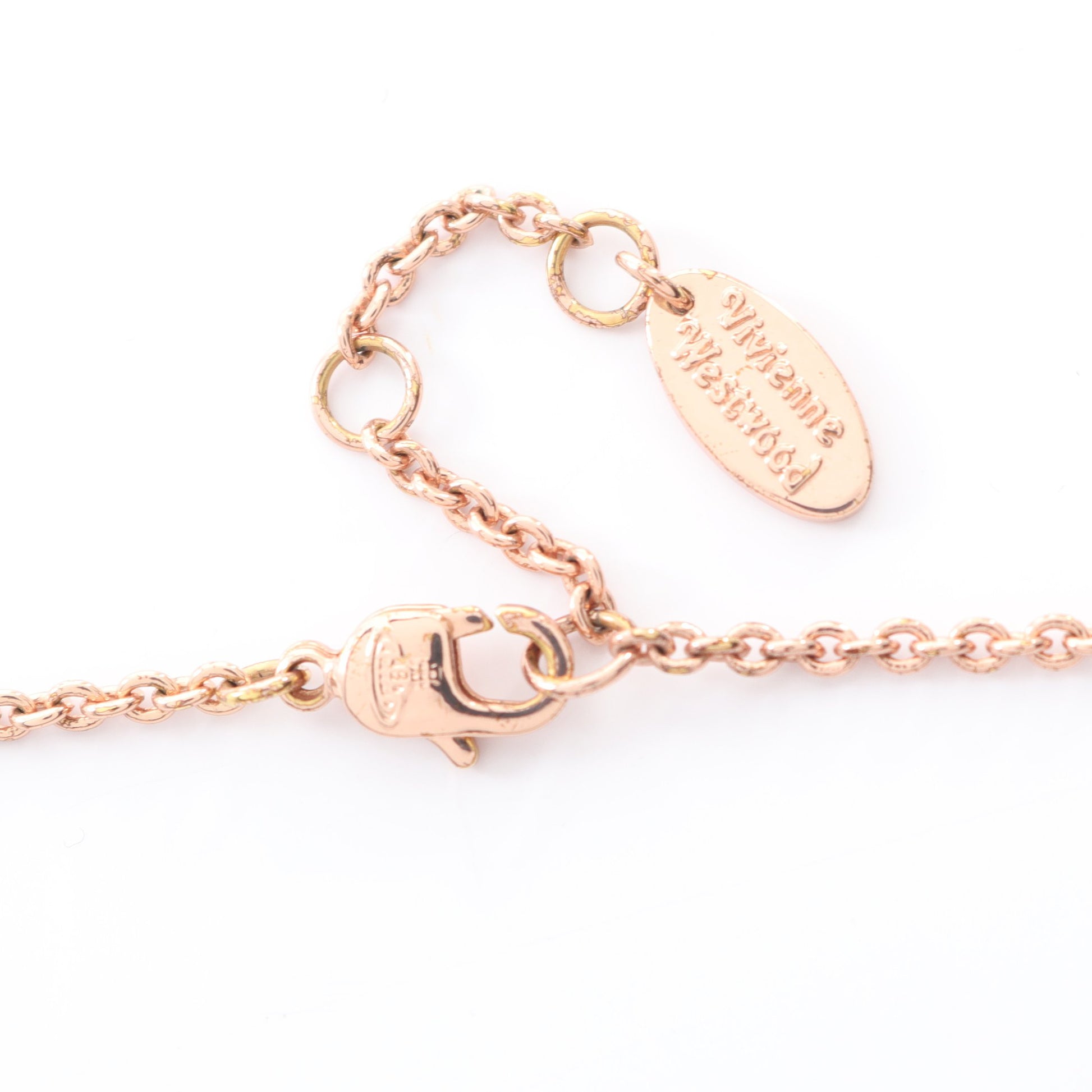 オーブ ネックレス GP ラインストーン ピンクゴールド クリア ヴィヴィアンウエストウッド アクセサリー Vivienne Westwood