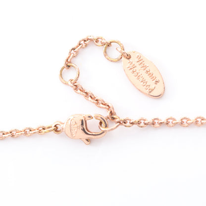オーブ ネックレス GP ラインストーン ピンクゴールド クリア ヴィヴィアンウエストウッド アクセサリー Vivienne Westwood