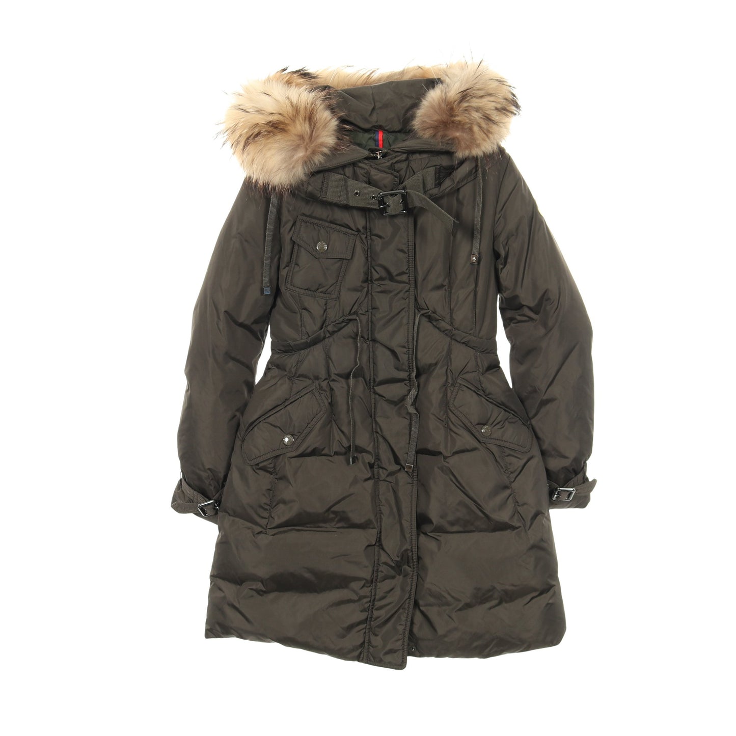 PHALANGERE ダウンコート ナイロン カーキグリーン フード付き モンクレール アウター MONCLER