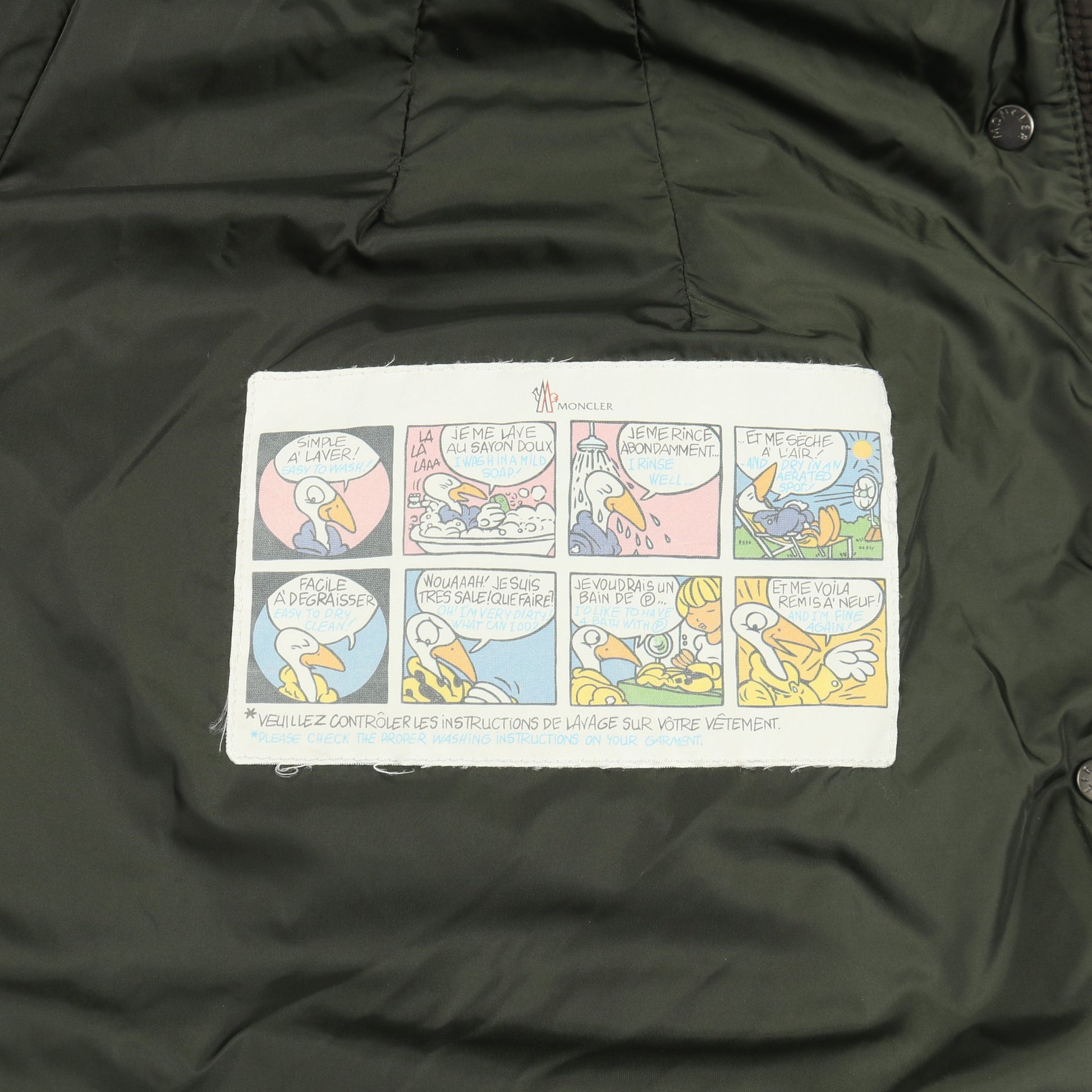 PHALANGERE ダウンコート ナイロン カーキグリーン フード付き モンクレール アウター MONCLER