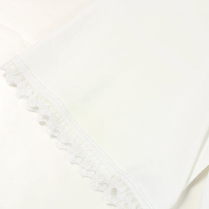 Palefroi シャツワンピース レース コットン ホワイト エルメス ワンピース HERMES