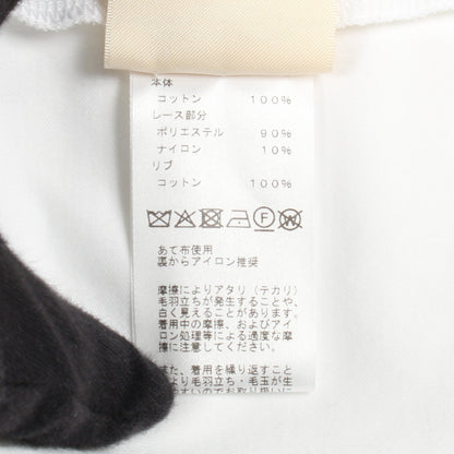 Palefroi シャツワンピース レース コットン ホワイト エルメス ワンピース HERMES