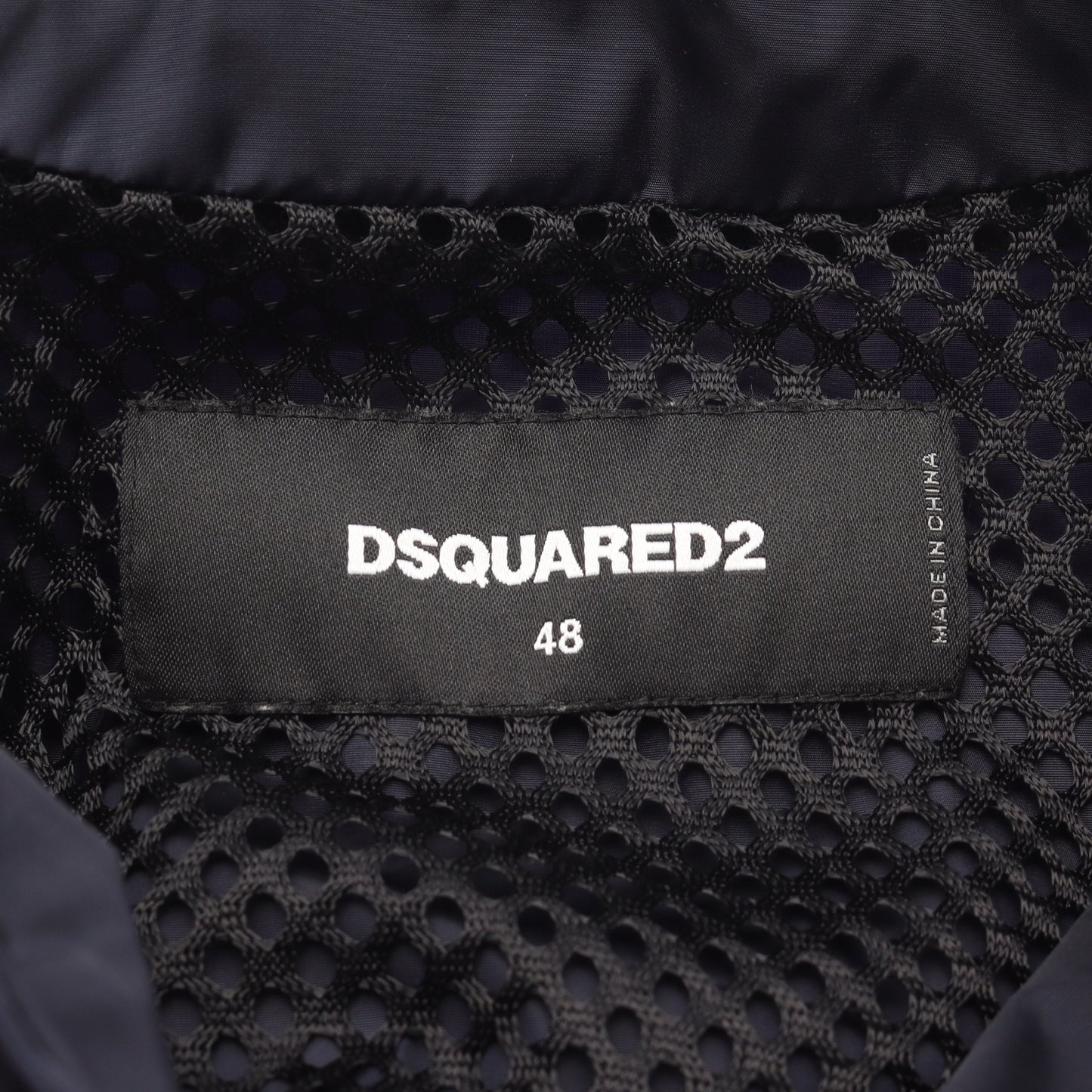 ナイロンジャケット バックロゴ ナイロン ネイビー ディースクエアード アウター DSQUARED2