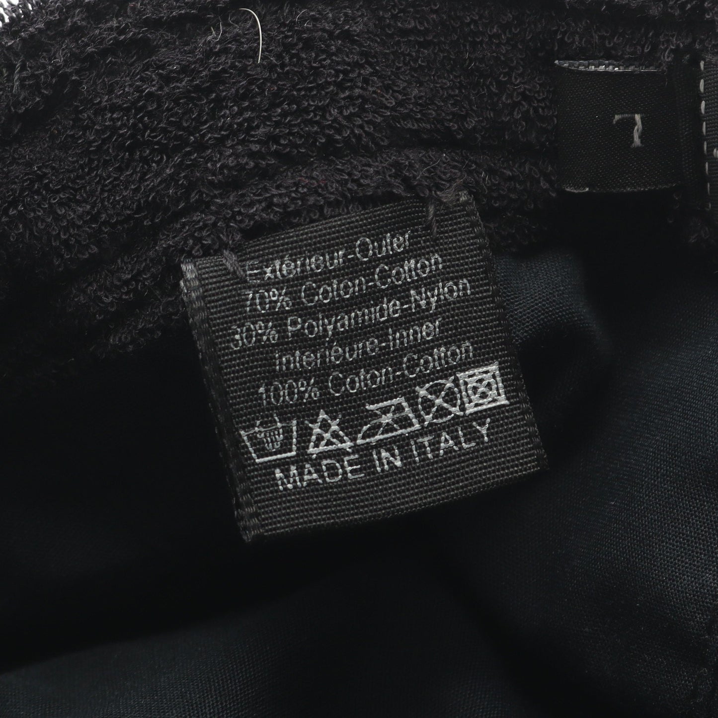 ココマーク ハート キャップ コットン ブラック パイル シャネル 財布・小物 CHANEL