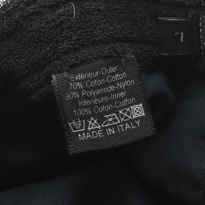 ココマーク ハート キャップ コットン ブラック パイル シャネル 財布・小物 CHANEL