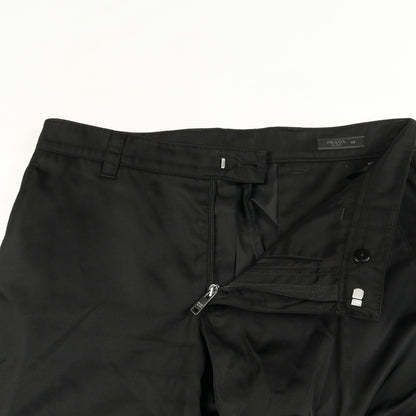 Re-Nylon カーゴパンツ ナイロン ブラック 三角プレート プラダ ボトムス PRADA