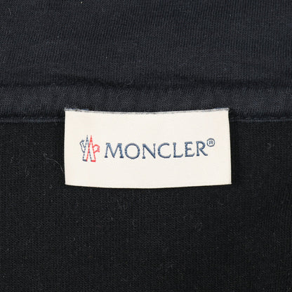 ロゴ総柄 プルオーバーパーカー コットン ブラック ブラウン モンクレール トップス MONCLER