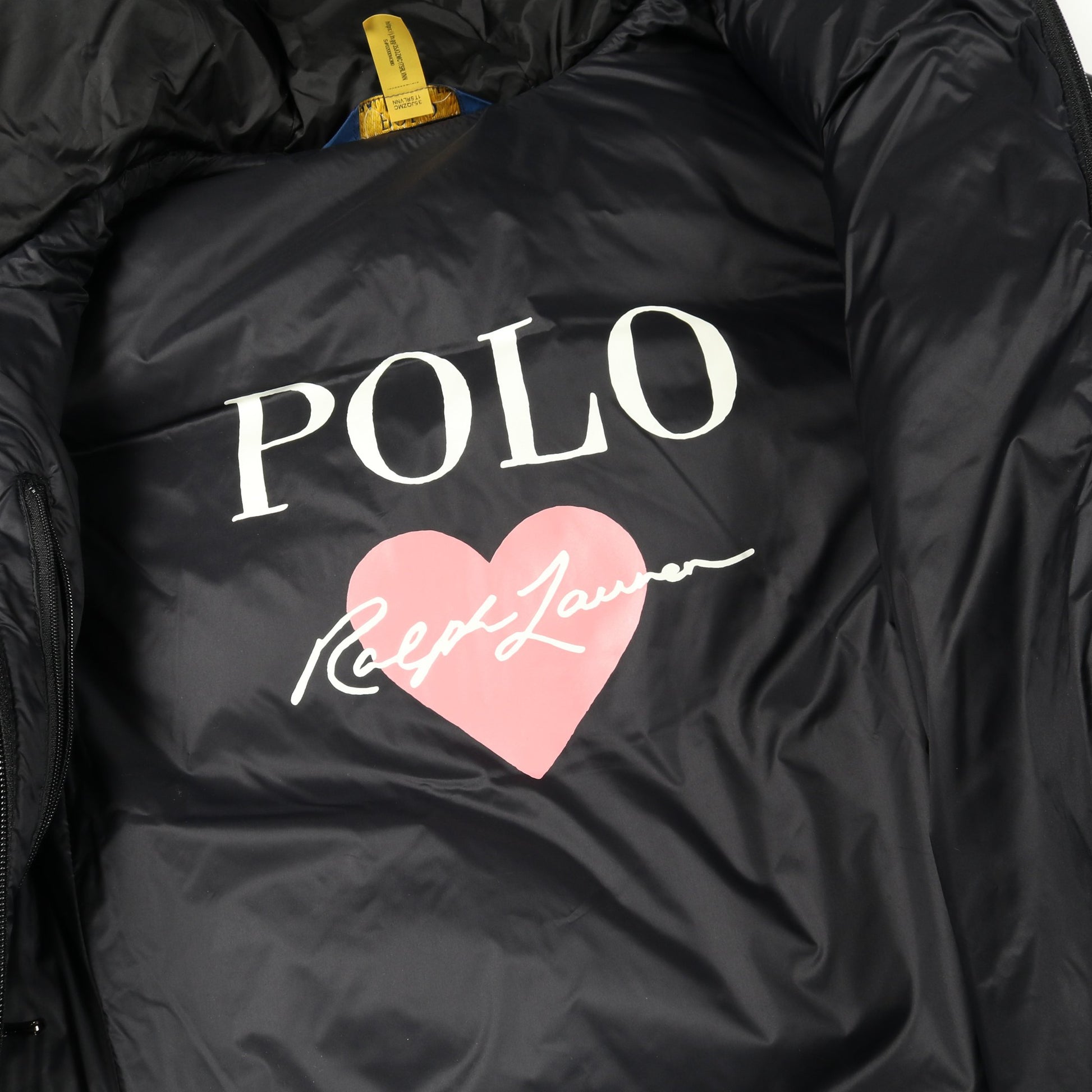 キッズ ダウンコート ナイロン ブラック フード付き ポロラルフローレン アウター Polo Ralph Lauren