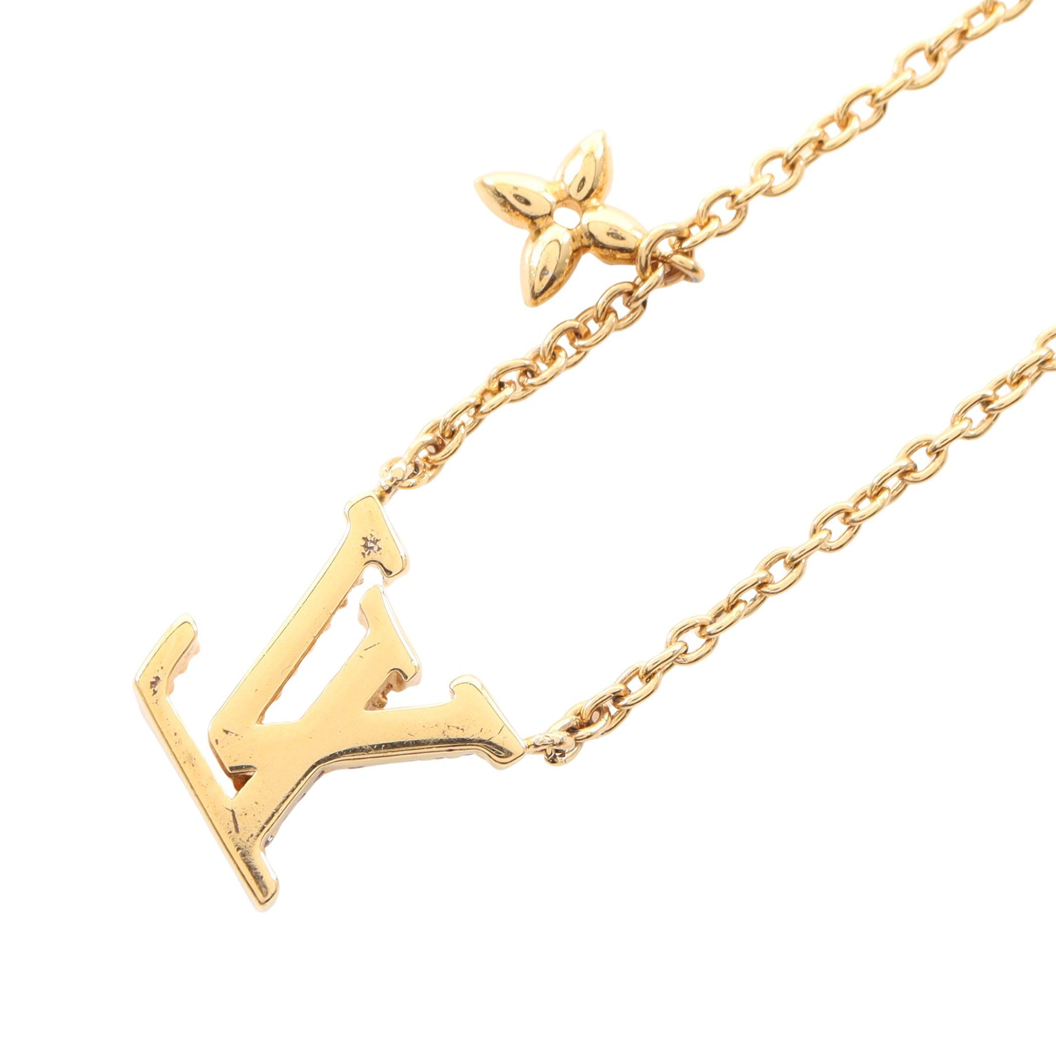 LOUIS VUITTON ネックレス ゴールド アイコニック デイリーにもOK♪ ルイヴィトン☆LV アイコニック ネックレス (Louis